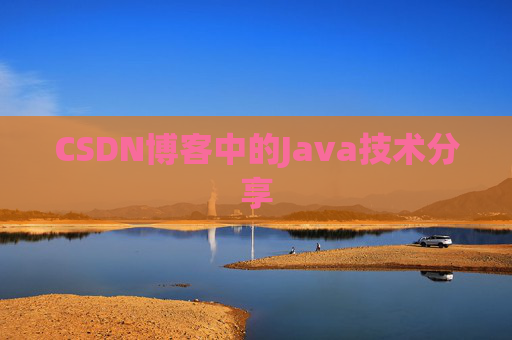 CSDN博客中的Java技术分享